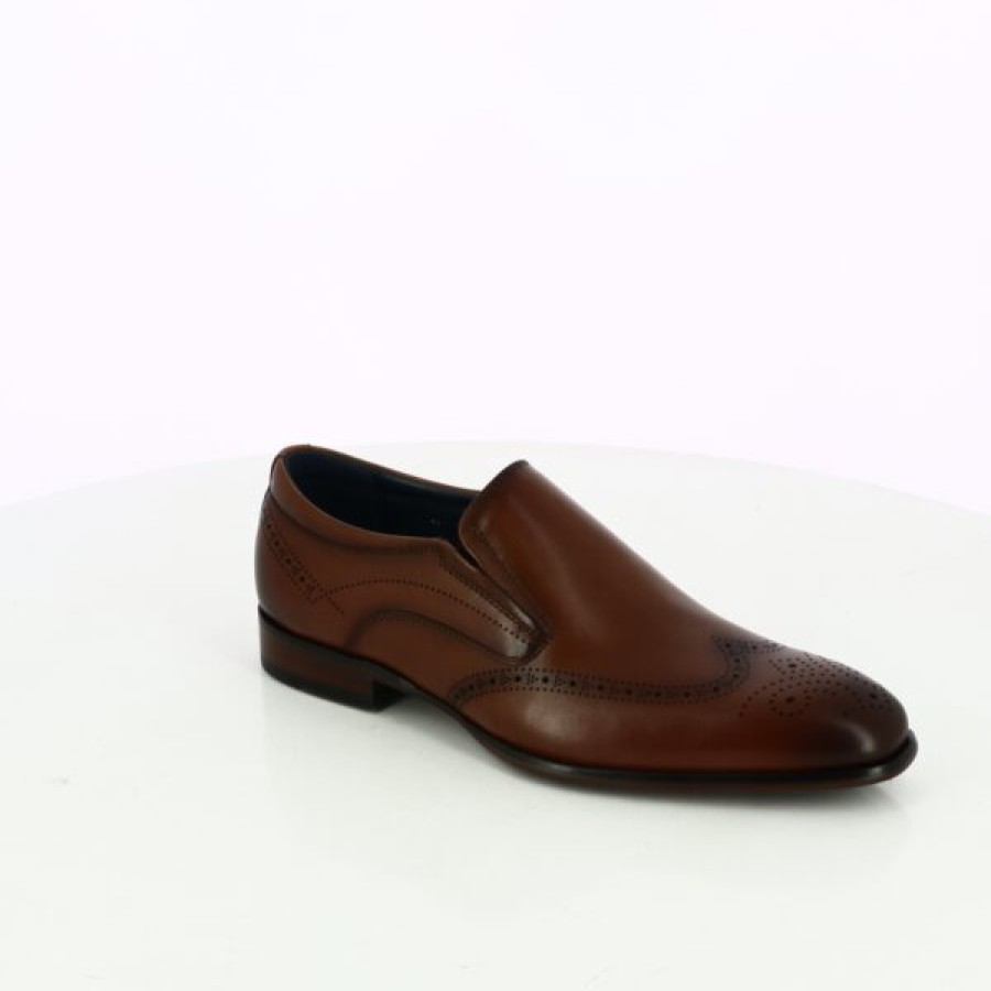 Kevin Heren | Cypres Instappers - Mocassins Cognac