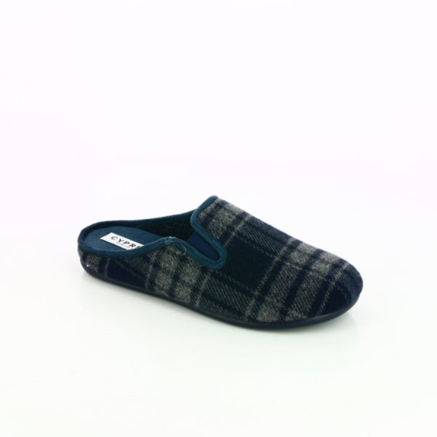 Kevin Heren | Cypres Pantoffels Blauw