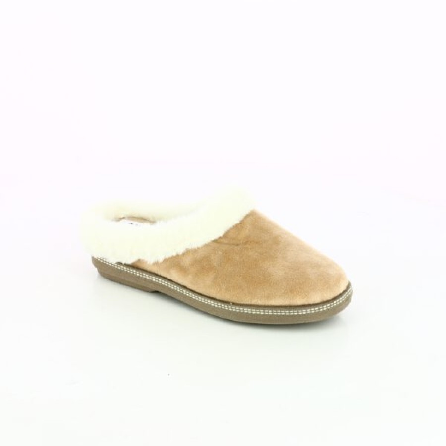 Kevin Dames | Cypres Pantoffels Beige