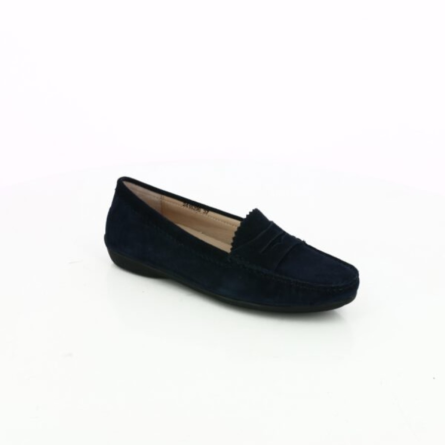 Kevin Dames | Di Lauro Instappers - Mocassins Blauw