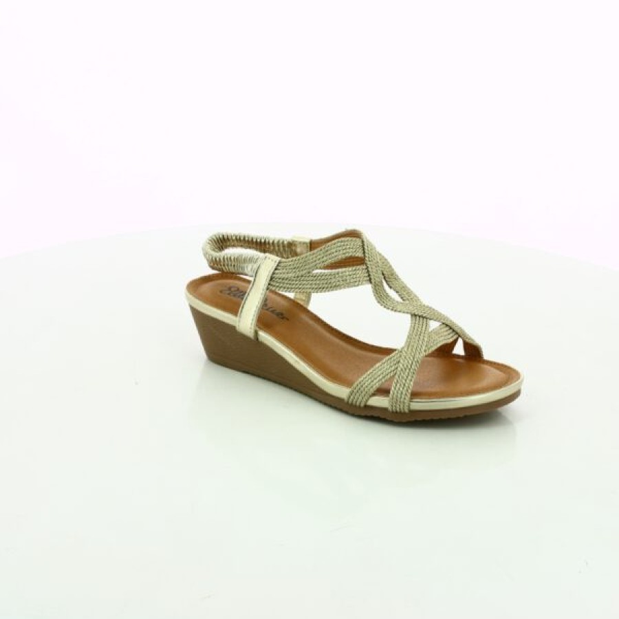 Kevin Dames | Ella Cruz Sandalen Goud