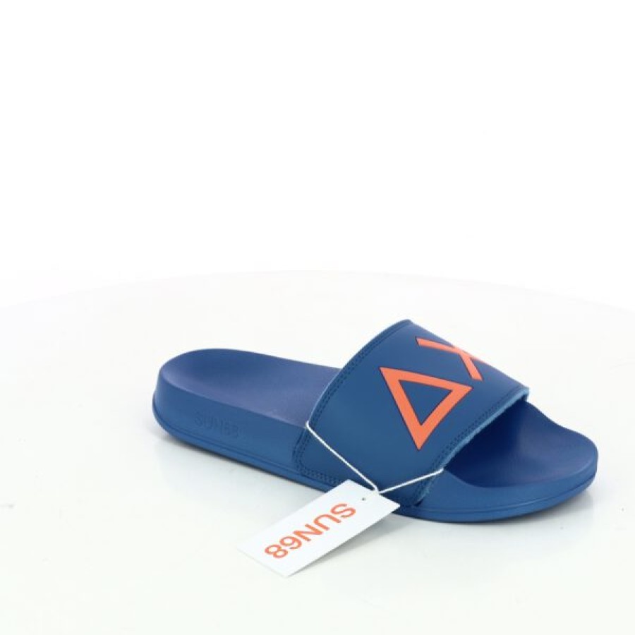 Kevin Heren | Sun 68 Slippers Blauw