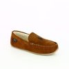 Kevin Heren | Ralph Lauren Pantoffels Cognac