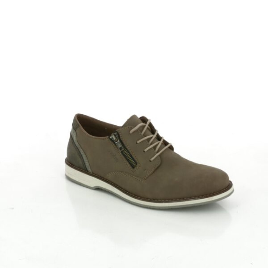 Kevin Heren | Rieker Veterschoenen Taupe