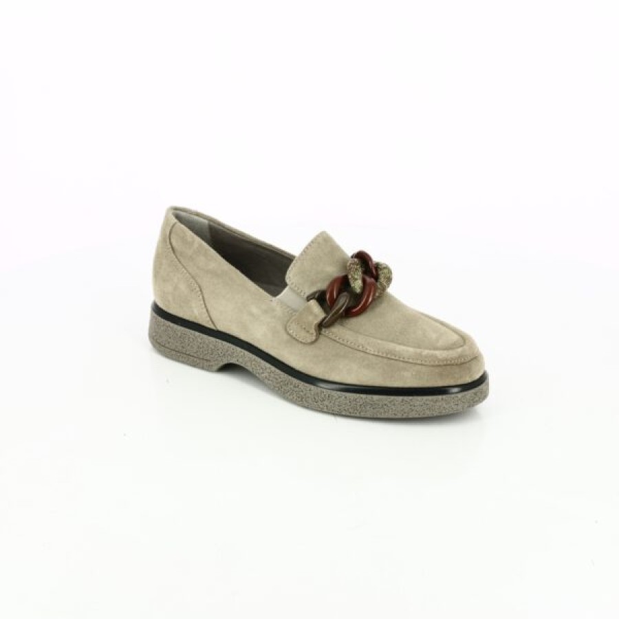 Kevin Dames | Dl-Sport Instappers - Mocassins Taupe