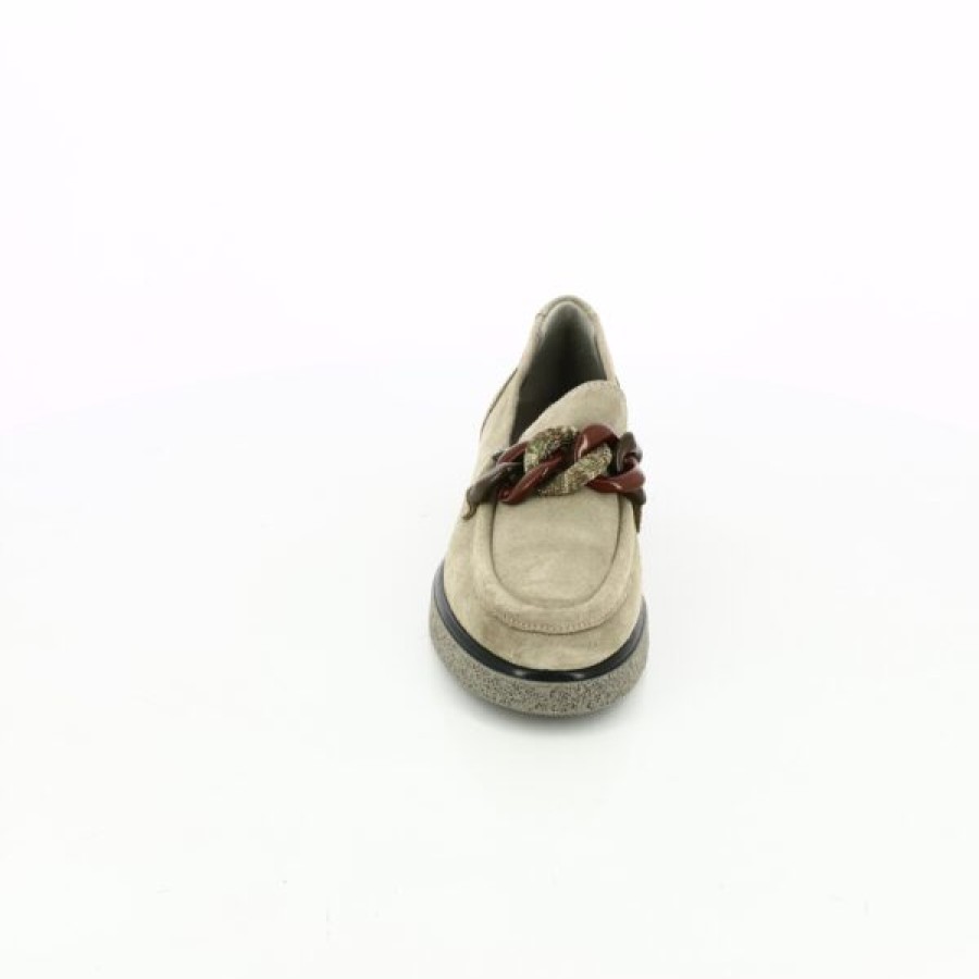 Kevin Dames | Dl-Sport Instappers - Mocassins Taupe