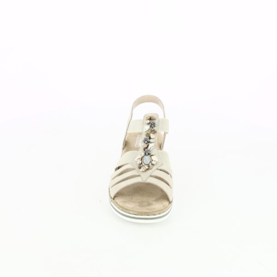 Kevin Dames | Rieker Sandalen Beige