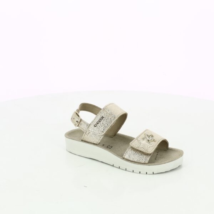 Kevin Meisjes | Geox Sandalen Goud