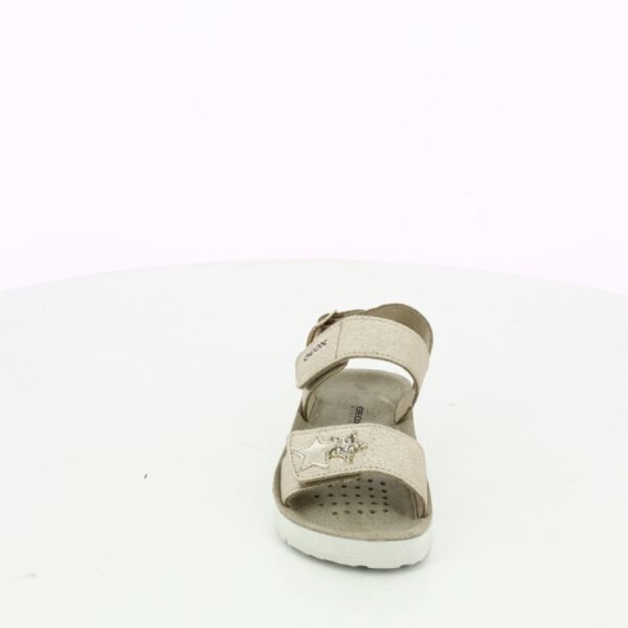 Kevin Meisjes | Geox Sandalen Goud