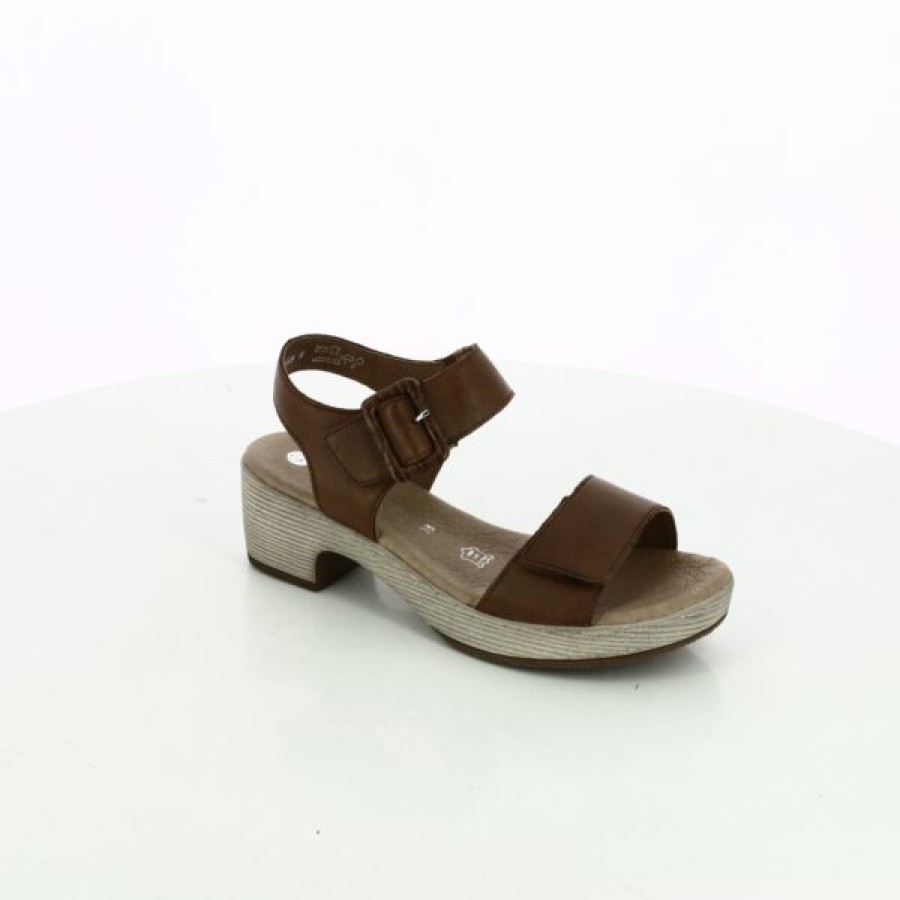 Kevin Dames | Remonte Sandalen Cognac