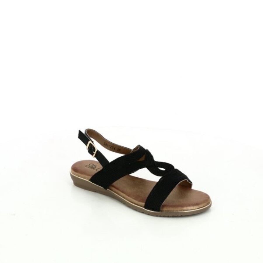 Kevin Dames | Ella Cruz Sandalen Zwart