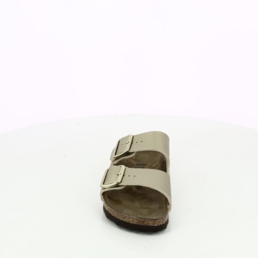 Kevin Dames | Birkenstock Slippers Goud