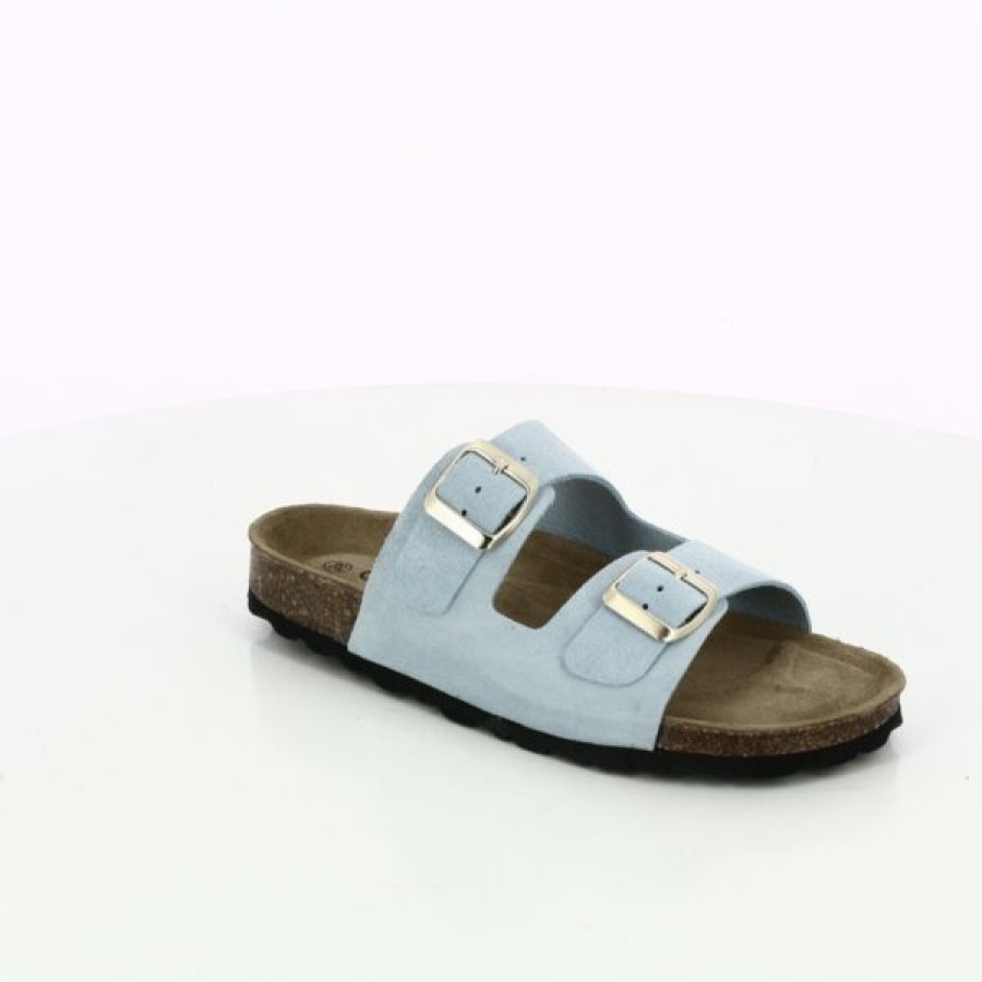 Kevin Dames | Cypres Slippers Blauw