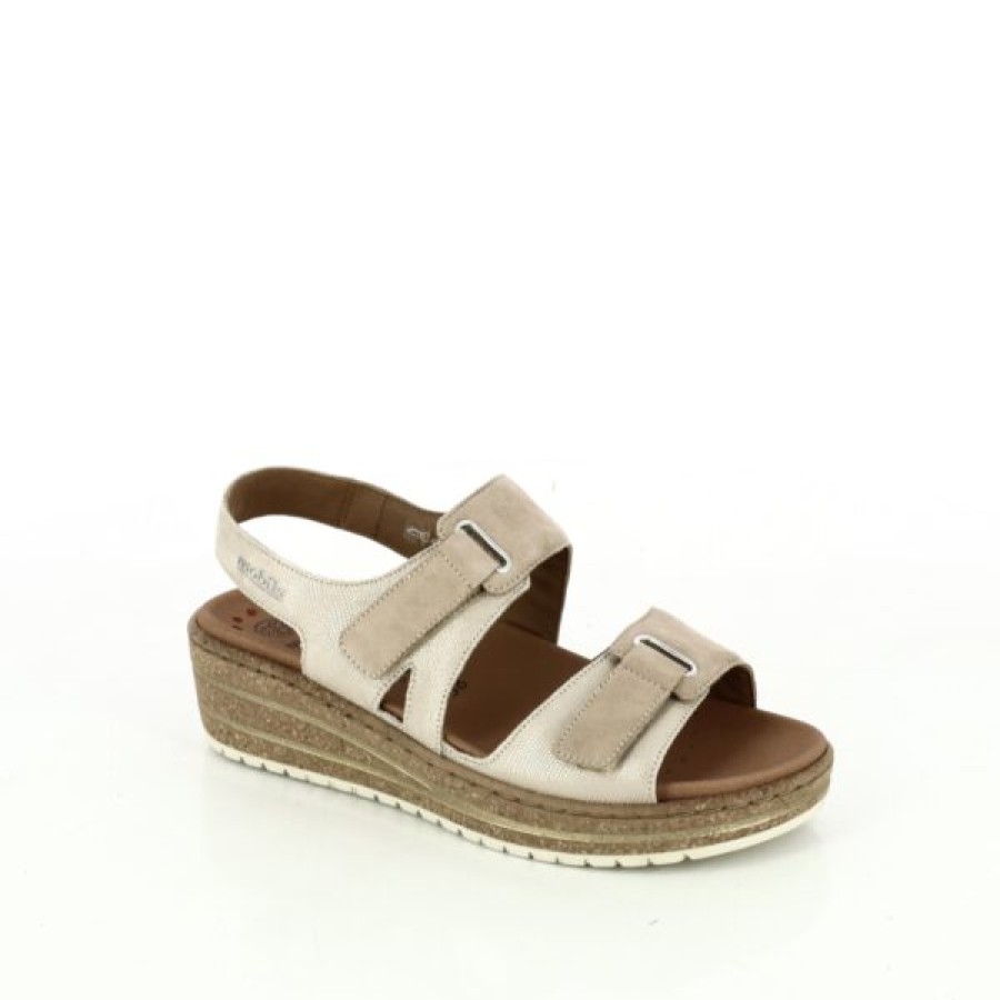 Kevin Dames | Mephisto Sandalen Taupe